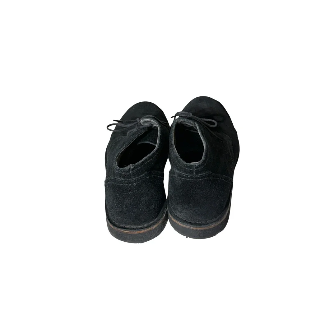 JOHN VARVATOS STAR USA Black Suede Chukka Desert Boots Size 10M Lace Up F2241B3B